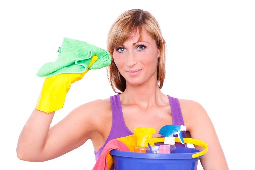 Professional deep cleaning in an Enfield home kitchen