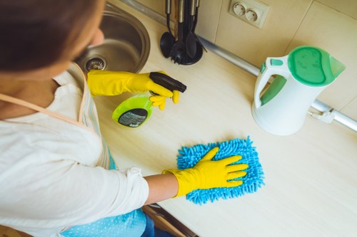 Deep cleaning service illustration
