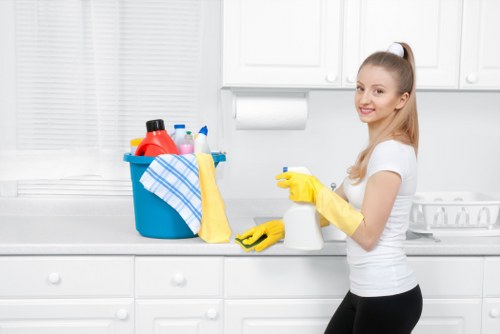 Summary scene showing a compliant cookie policy for Enfield Cleaners