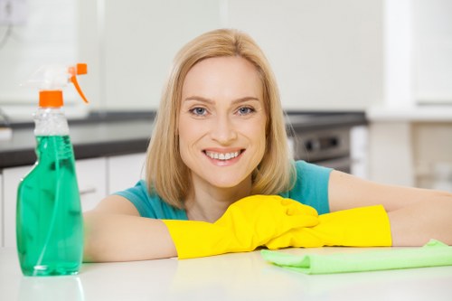 Stain removal service by a carpets cleaner in Enfield on a hallway carpet
