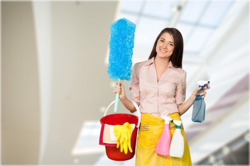 Booking and confirmation for professional cleaning services