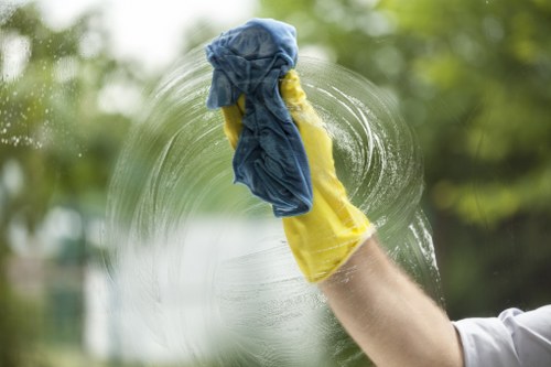 Enfield Cleaners staff completing a professional and safety-focused cleaning task