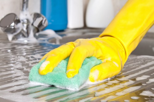 Deep cleaning after renovation work in Enfield property