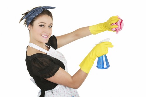 Keyboard navigable Enfield cleaners webpage structure illustration